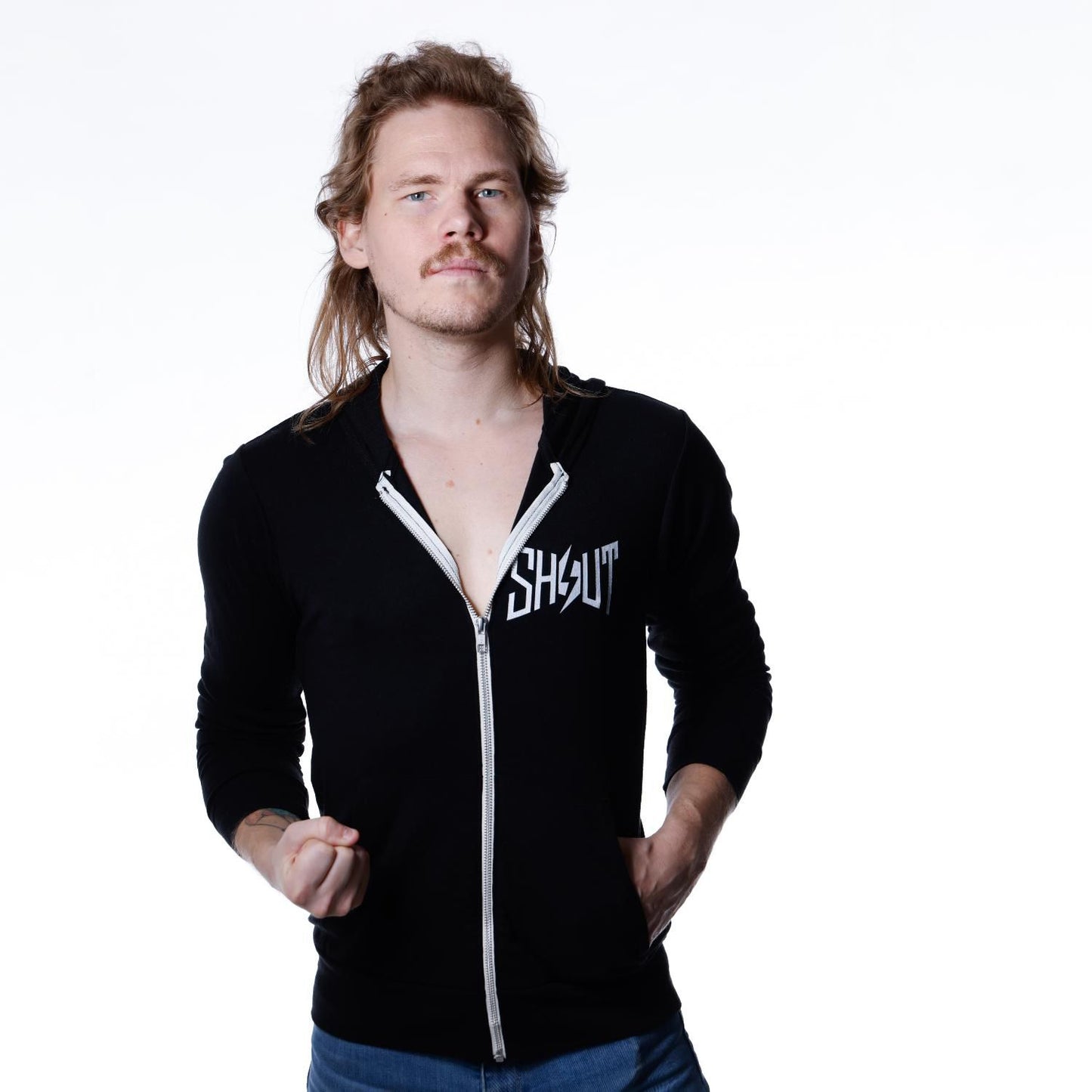 Unisex zip hoodie