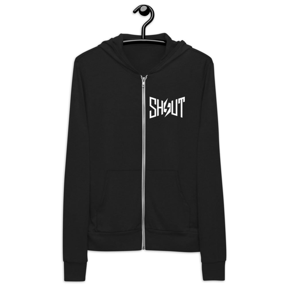 Unisex zip hoodie